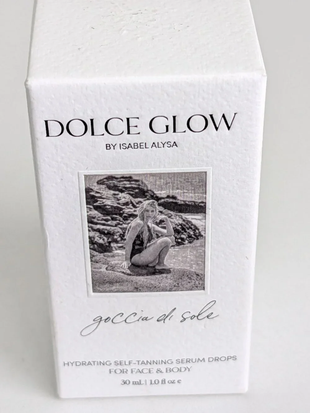 Dolce Glow Goccia di Sole Hydrating Self-Tanning Serum Drops Face & Body- 1 oz